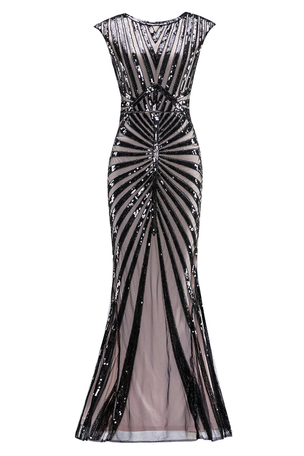 Robe sirène pailletée des années 20