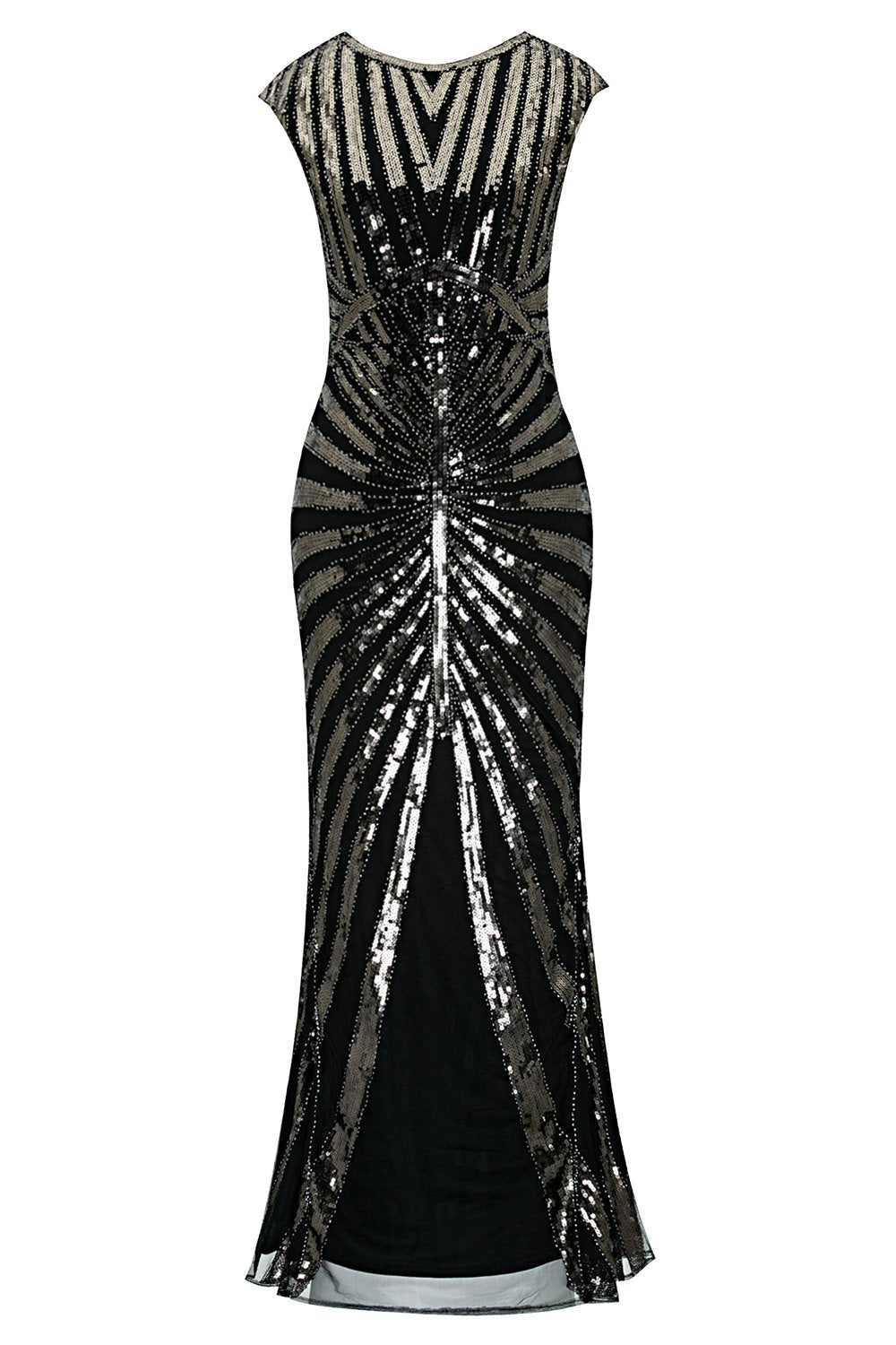 Robe sirène pailletée des années 20