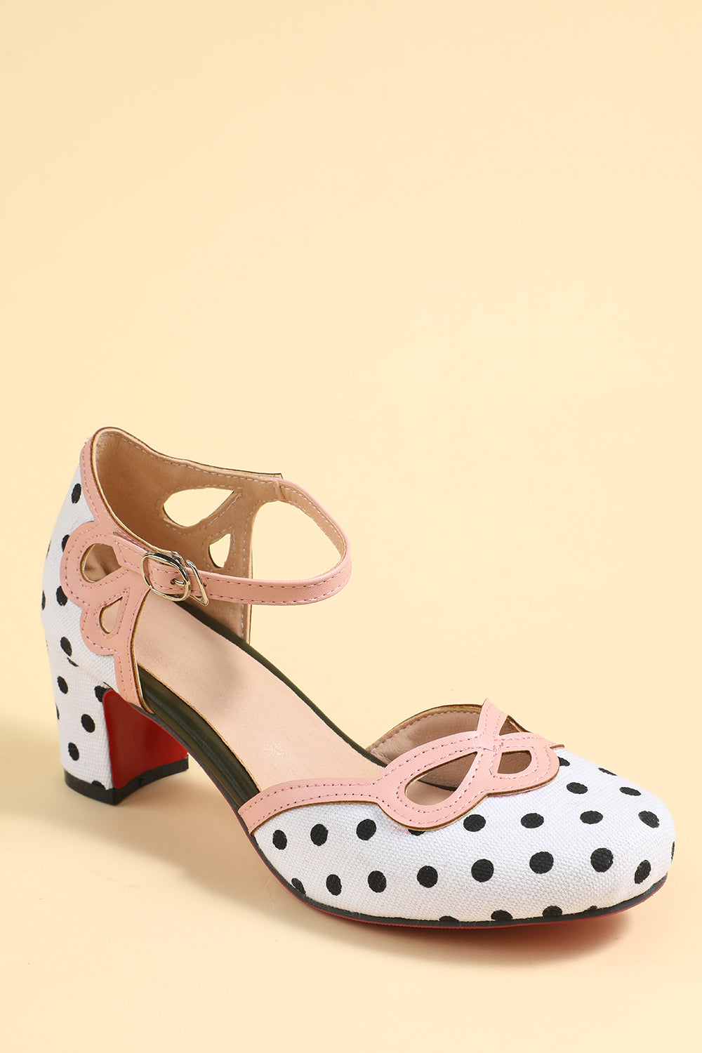 White and Black Stripe Retro Shoes