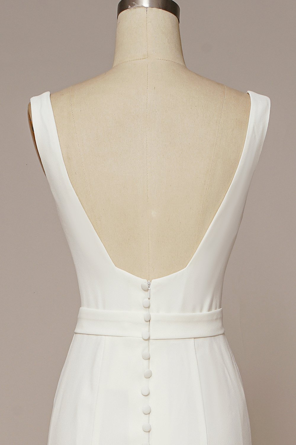 Robe de mariée sirène à encolure carrée