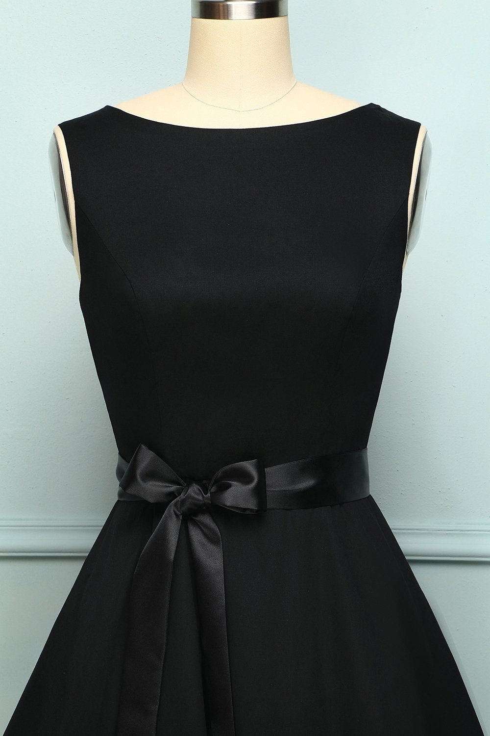 Vestido Swing Negro Vintage