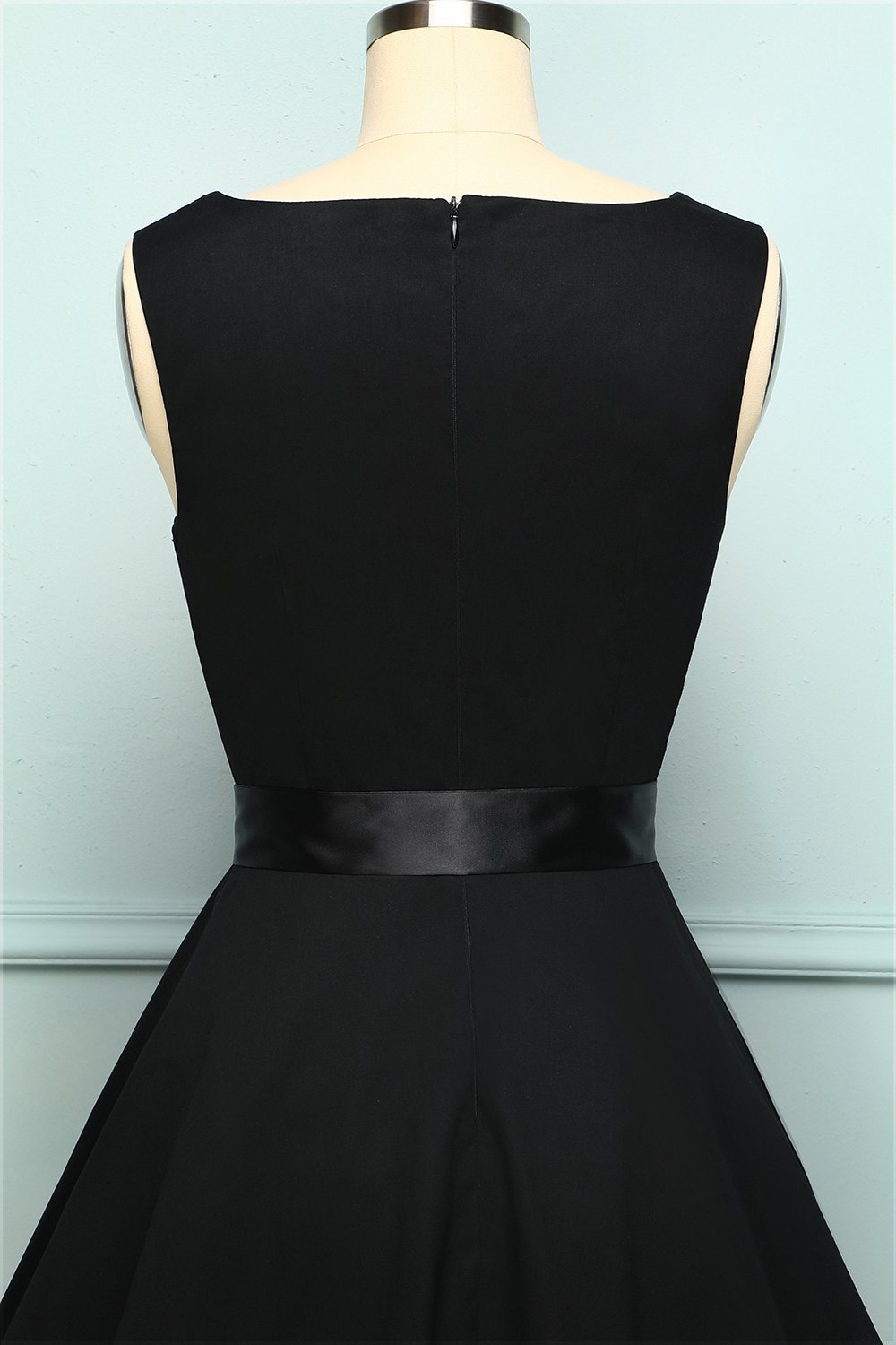Vestido Swing Negro Vintage